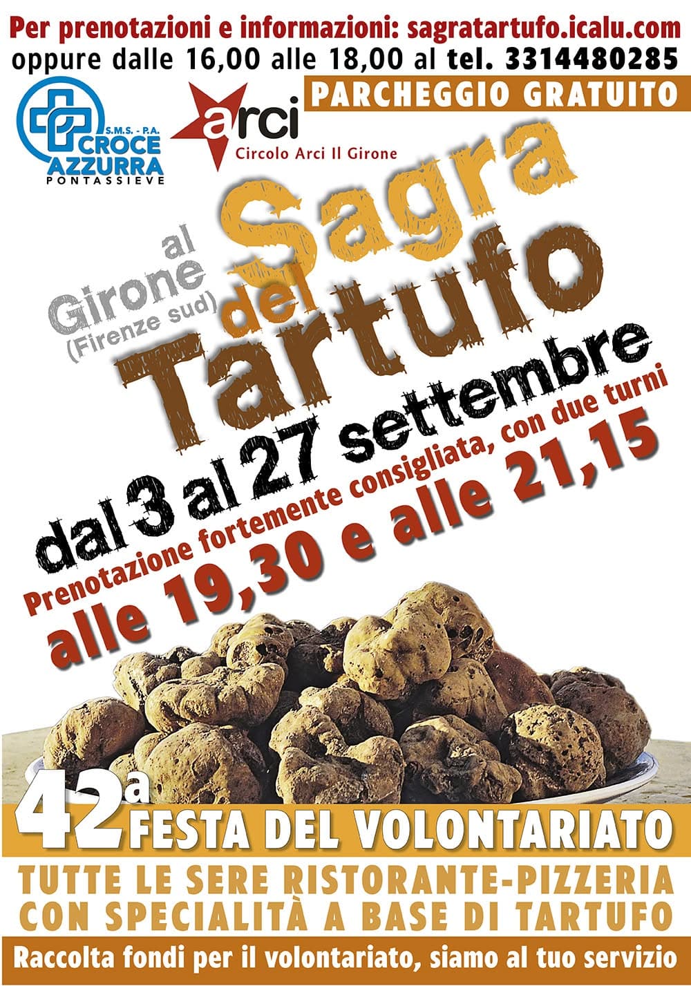 Locandina di Sagra tartufo, Girone - Fiesole